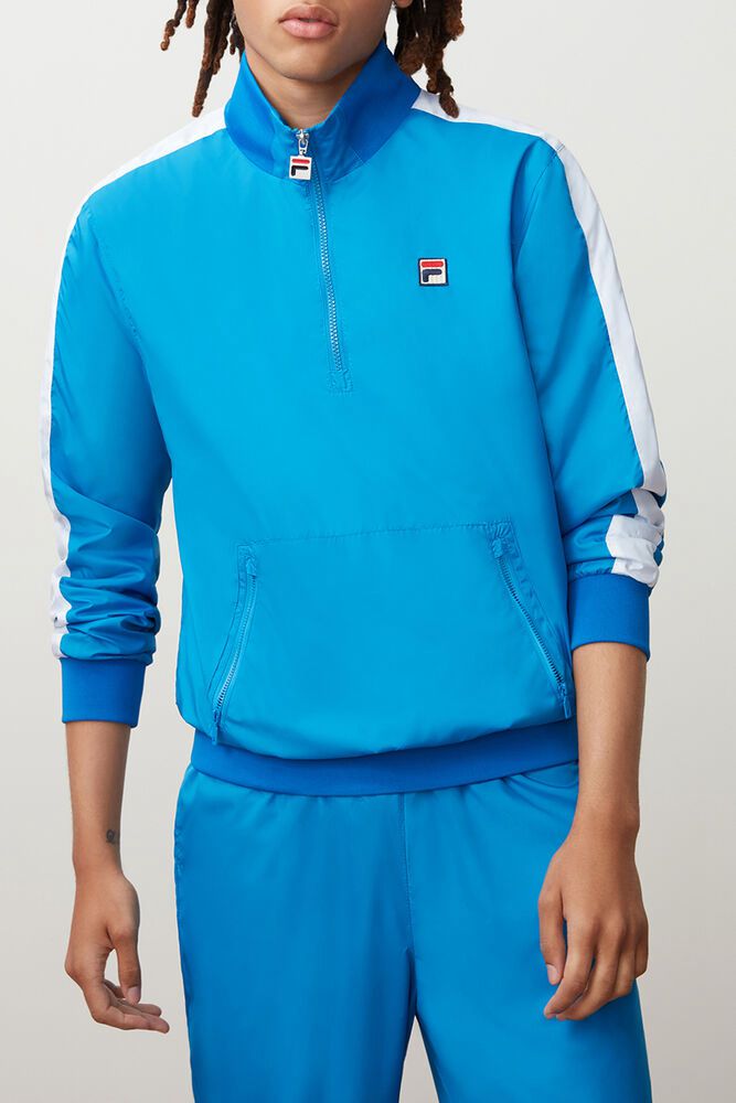 Fila Bunda Panske Hopper Windbreaker Modre - LRUEO0236